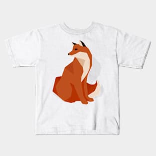 Polygonal Fox Kids T-Shirt